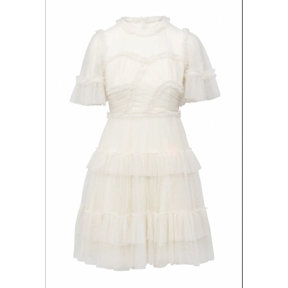 Ivy City Co. Short Whimsical Dress - White - SOLD OUT ONLINE!